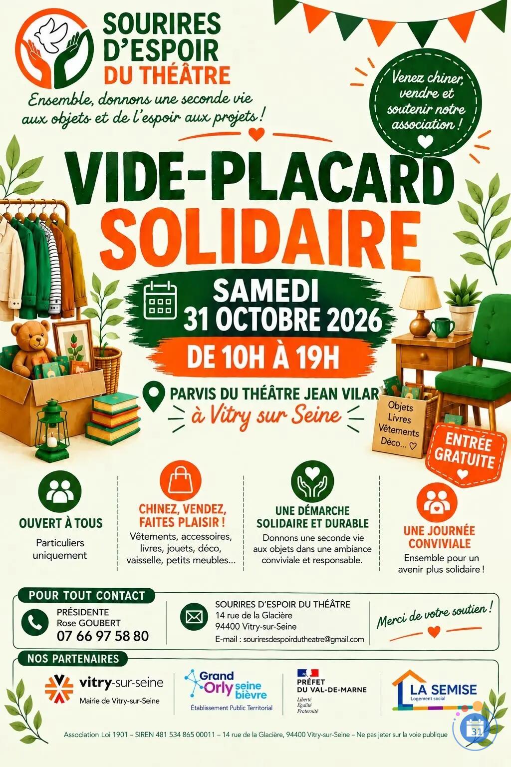 Image Brocante place du théâtre Jean Villars, face à la mairie (photo 1)