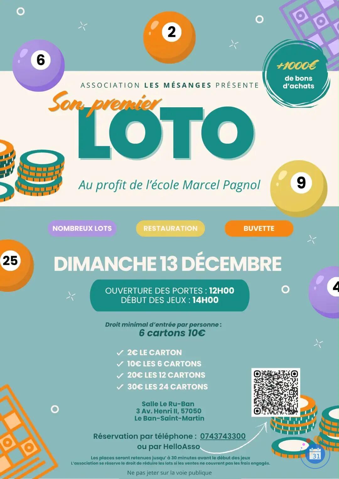 Image Loto Les Mésanges de Pagnol (photo 1)