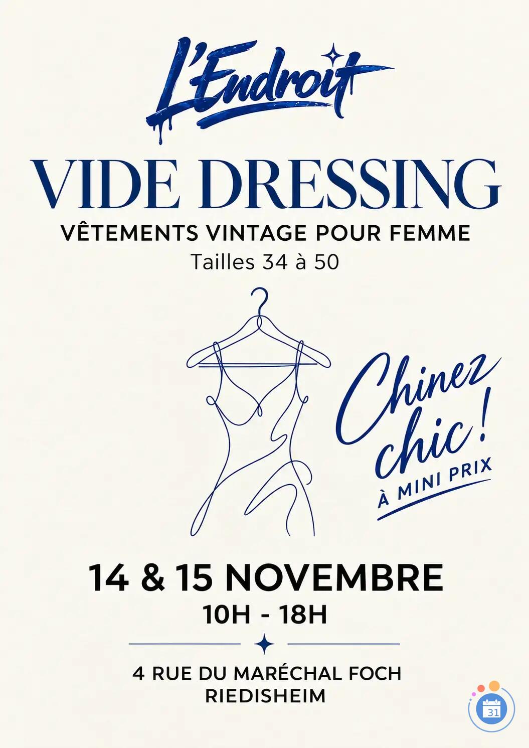 Image L'Endroit fait son vide dressing (photo 1)
