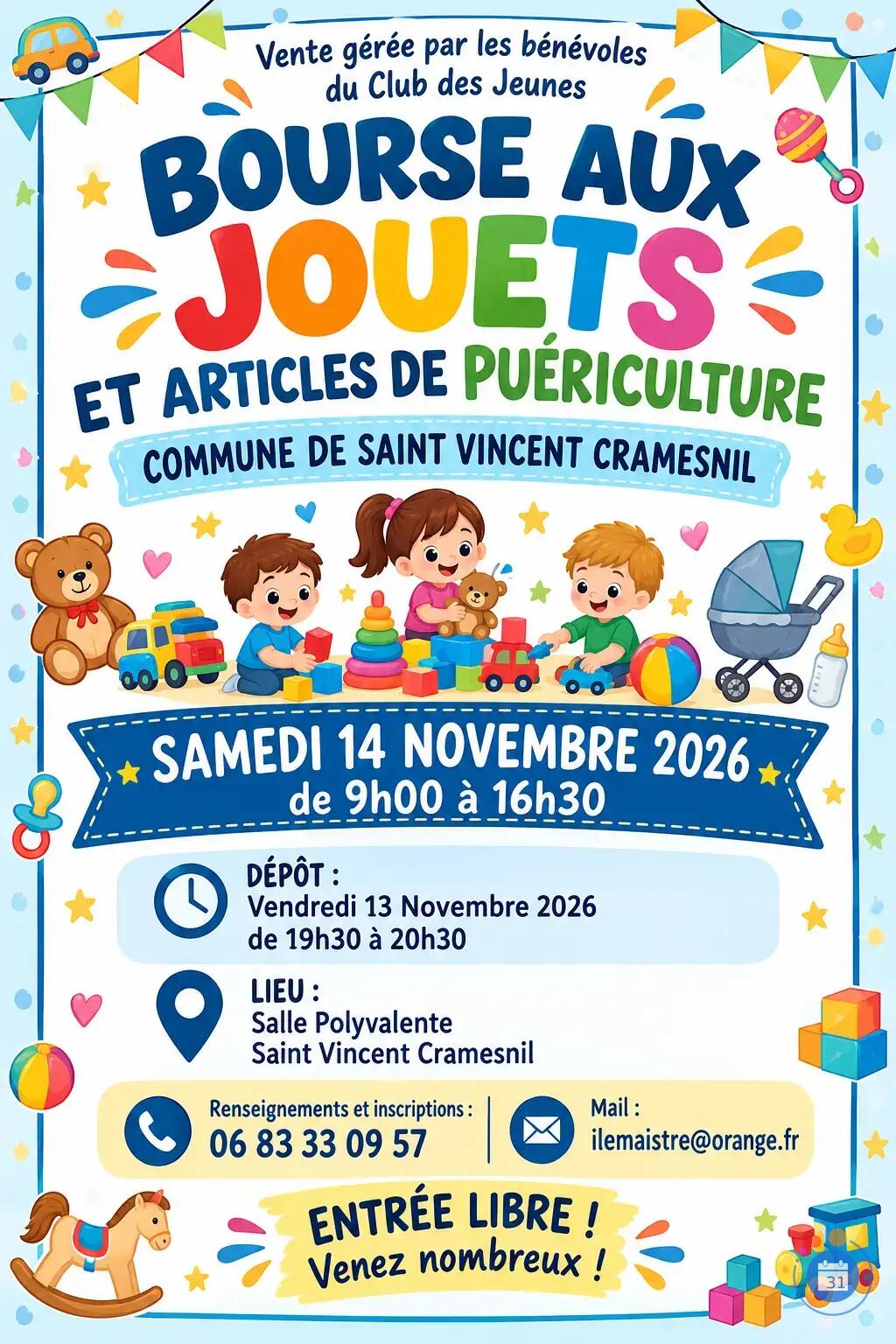 Image Bourse aux jouets et à la puériculturee (photo 1)