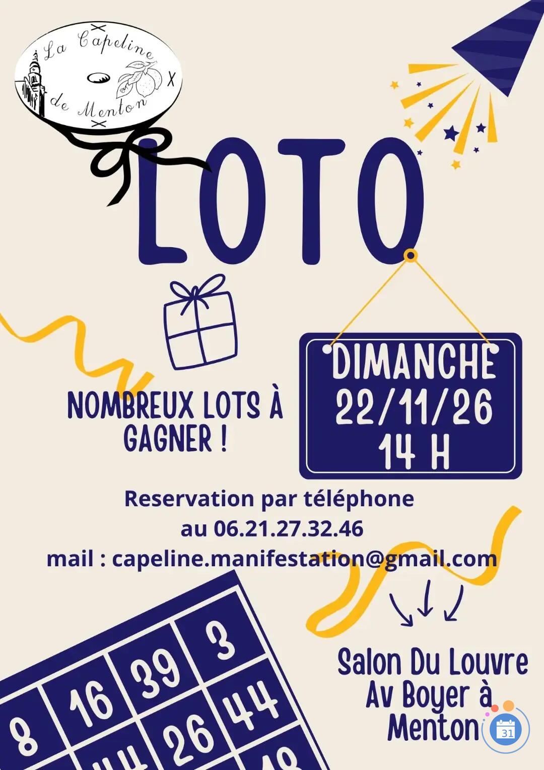 Image Loto de La Capeline de Menton (photo 1)