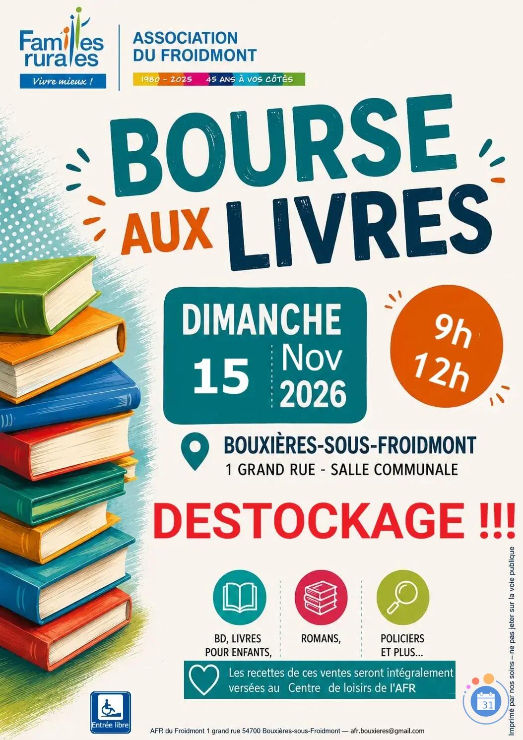 Image BOURSE AUX LIVRES (photo 1)