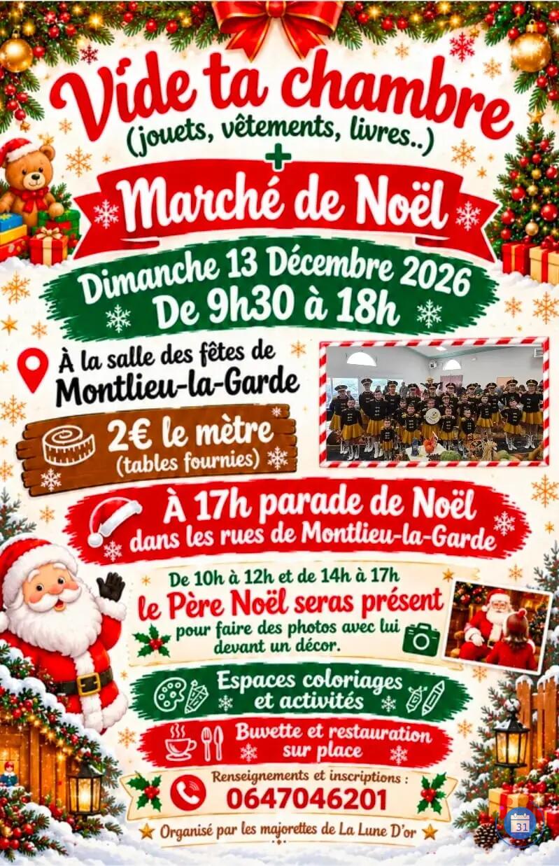 Image Vide ta chambre + Marché de Noël (photo 1)