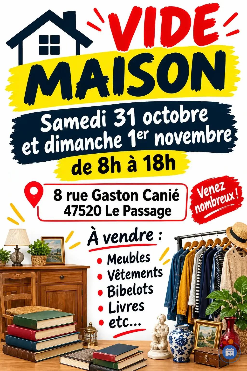 Image Vide maison le passage (photo 1)