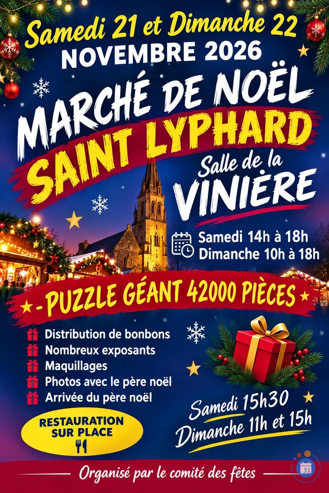 Image Marché de noël de Saint Lyphard (photo 1)