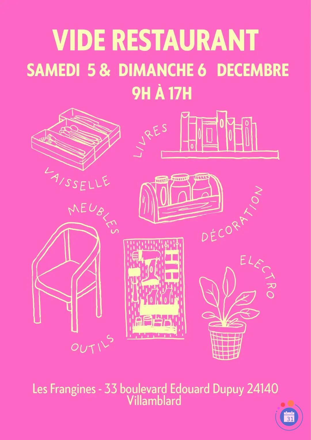Image Vide restaurant Les Frangines (photo 1)