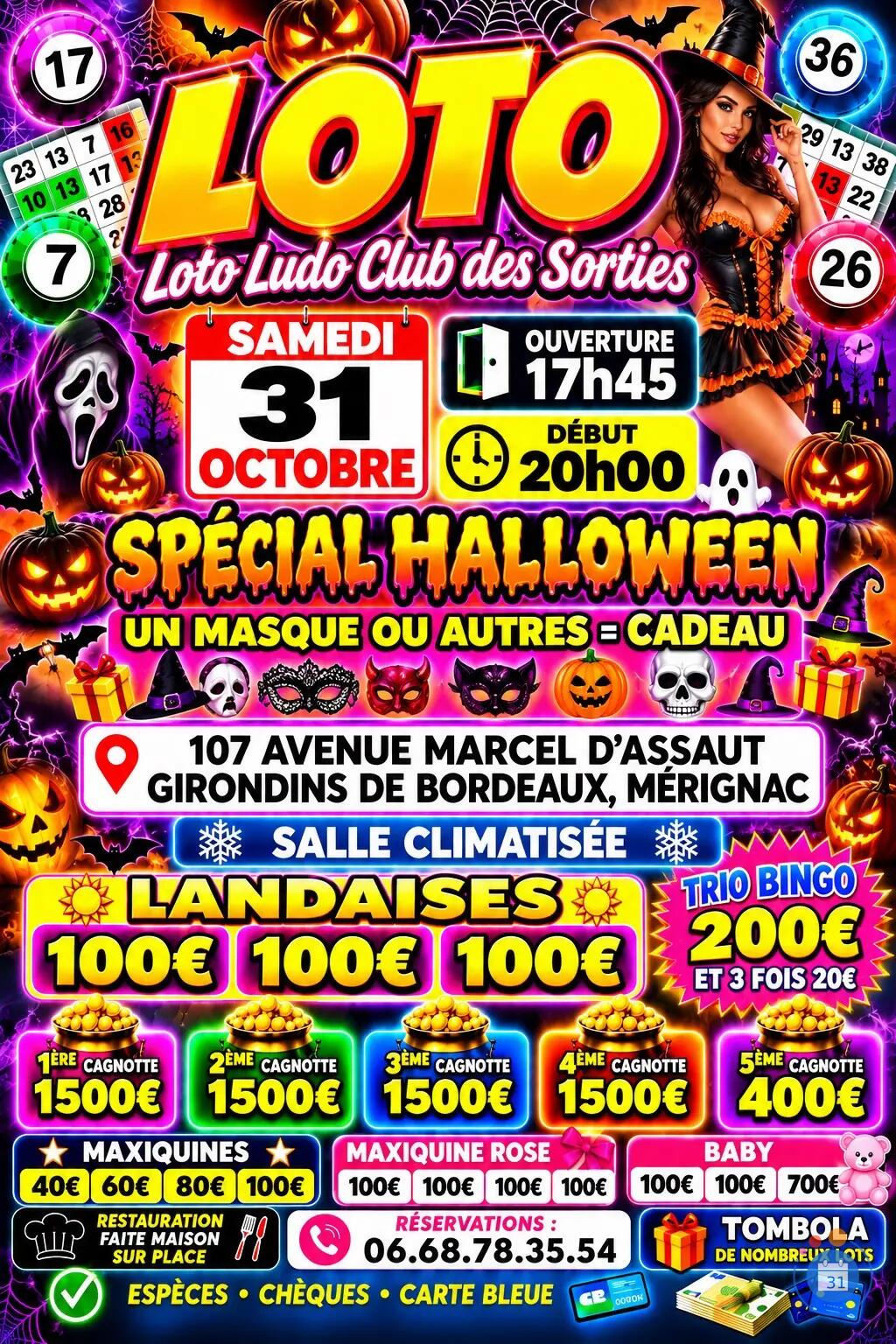 Image Loto spécial Halloween 🎃🧙👻5 grosses cagnottes (photo 2)