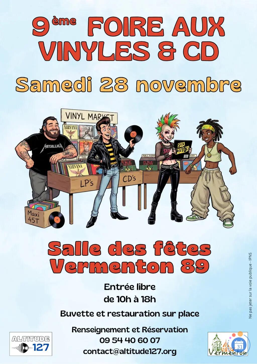 Image 9ème Foire aux Vinyles et CDs de Vermenton (photo 1)