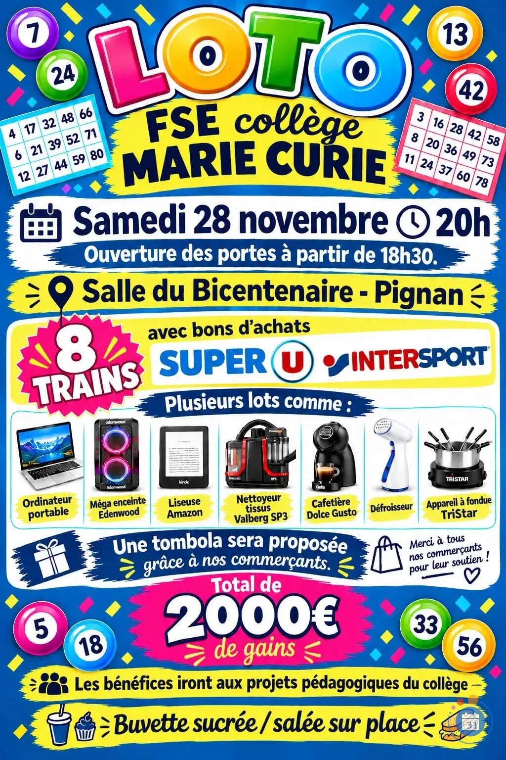 Image Loto du Collège de Pignan (photo 1)