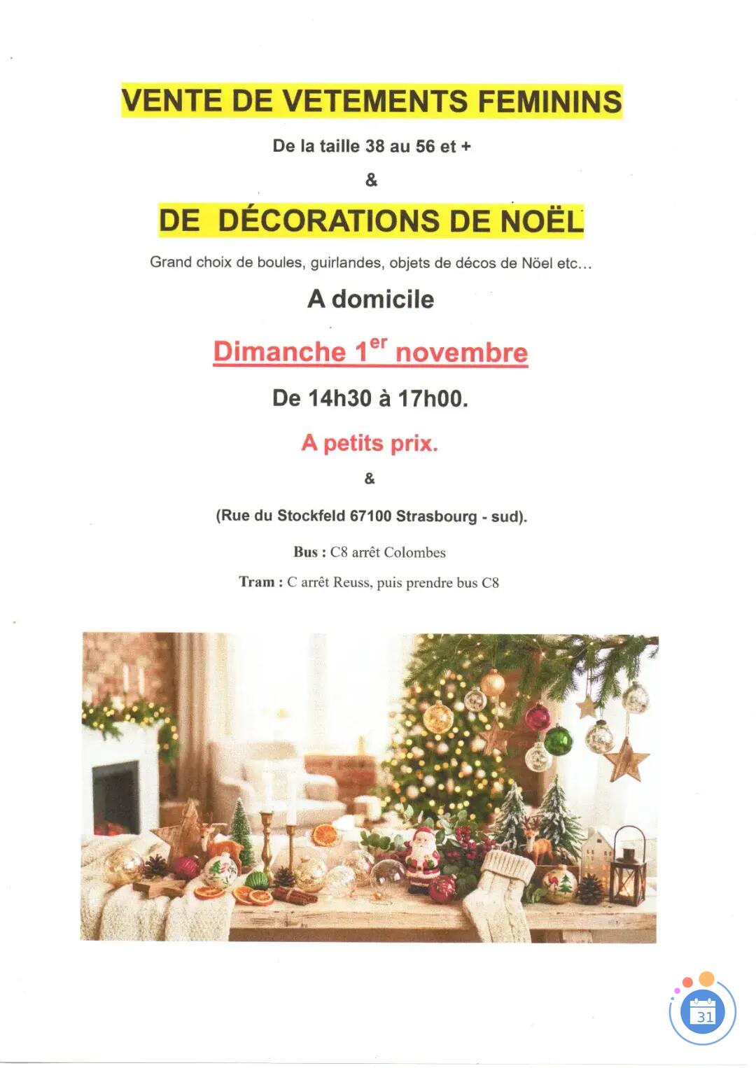 Image VIDE DRESSING ET VENTE DE DECORATIONS DE NOEL (photo 1)