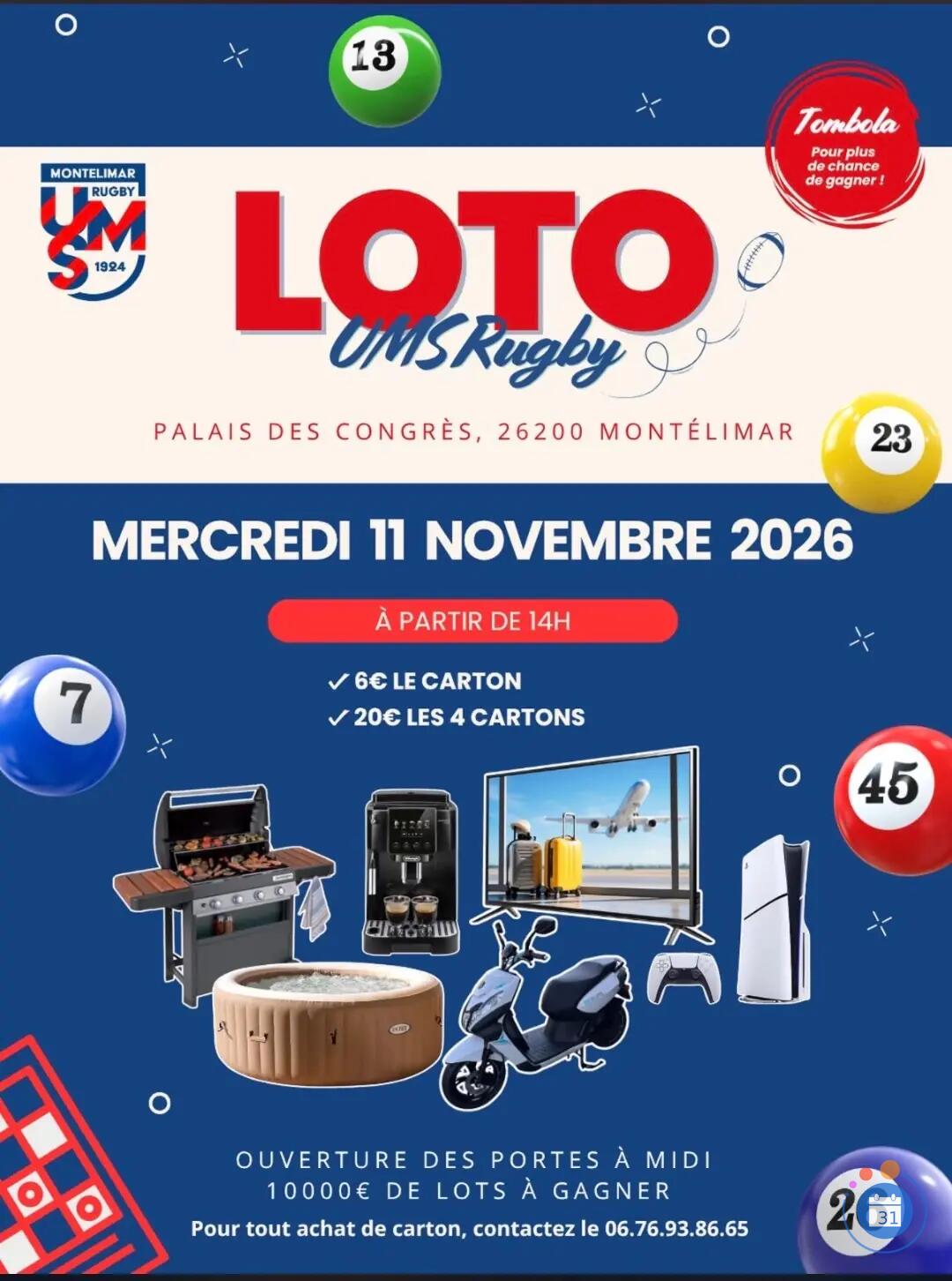 Image LOTO UMS RUGBY (photo 1)