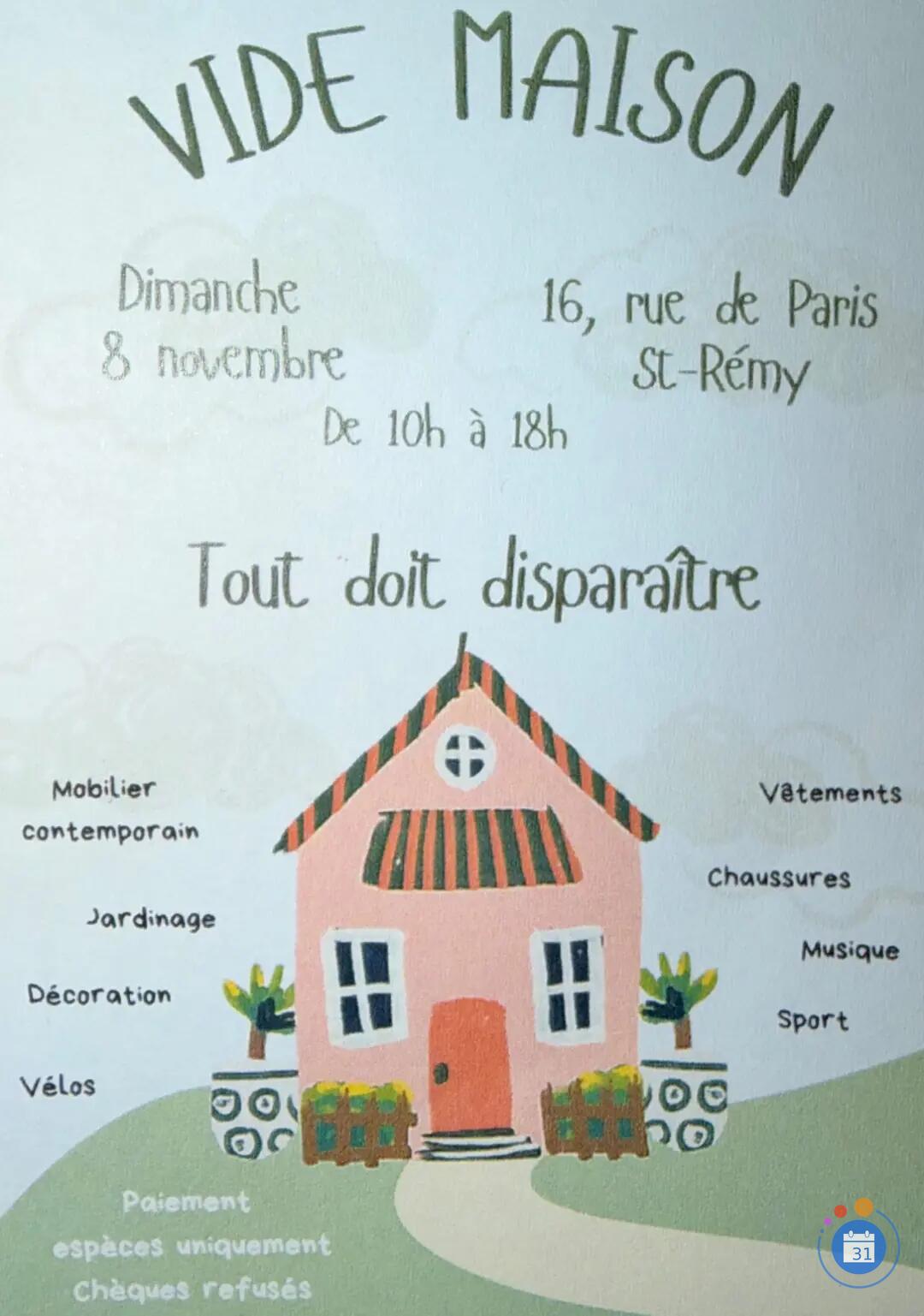 Image Vide Maison Rue de Paris St-Rémy (photo 1)