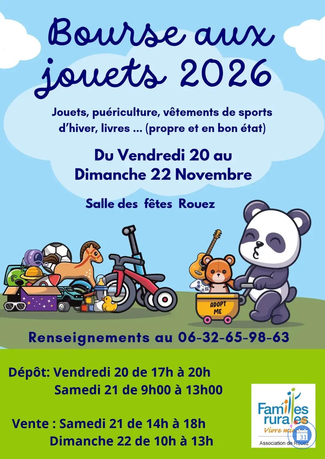 Image bourse aux jouets, livres, puériculture, vêtements sport d'hiver (photo 1)