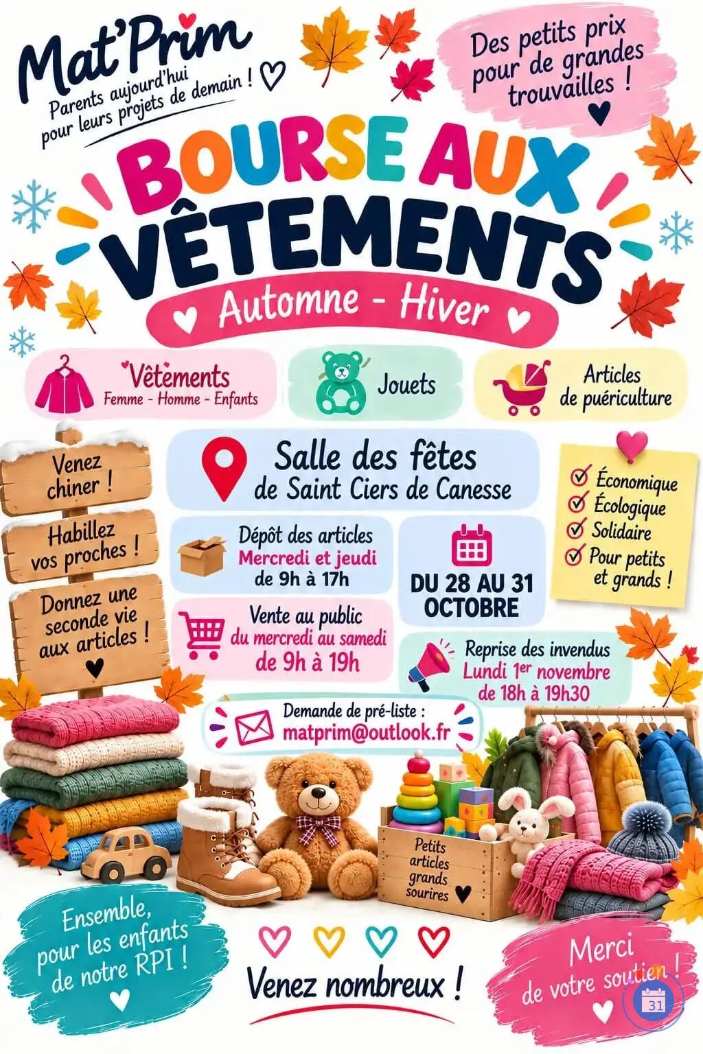 Image Bourse aux vêtements (photo 1)