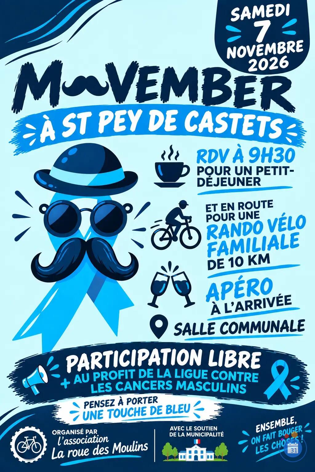 Image Movember balade à vélo (photo 1)