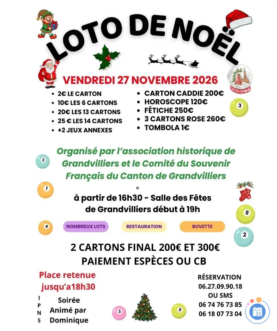 Image Loto de Noel (photo 1)