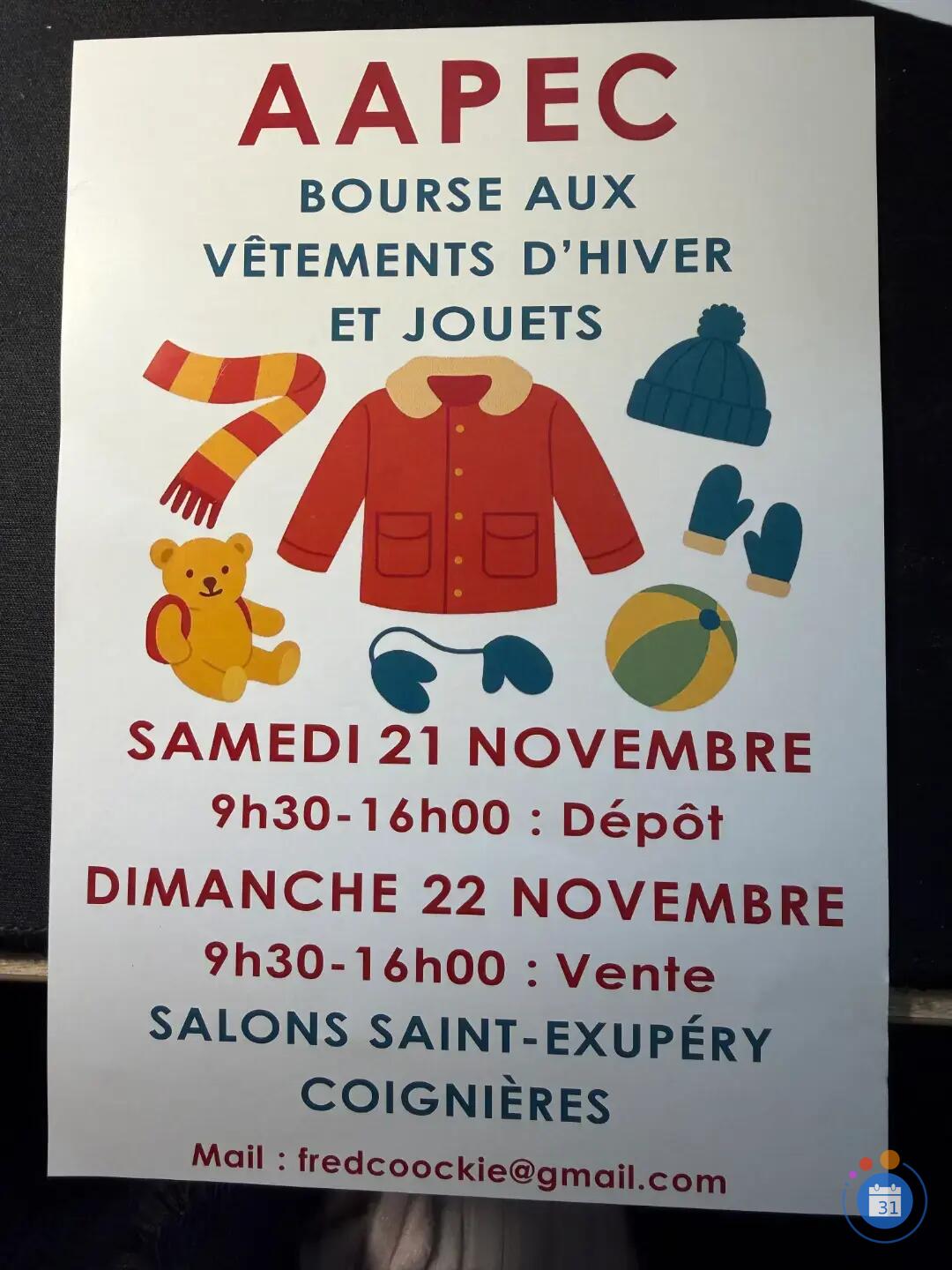 Image bourse aux vetements d hiver et jouets (photo 1)