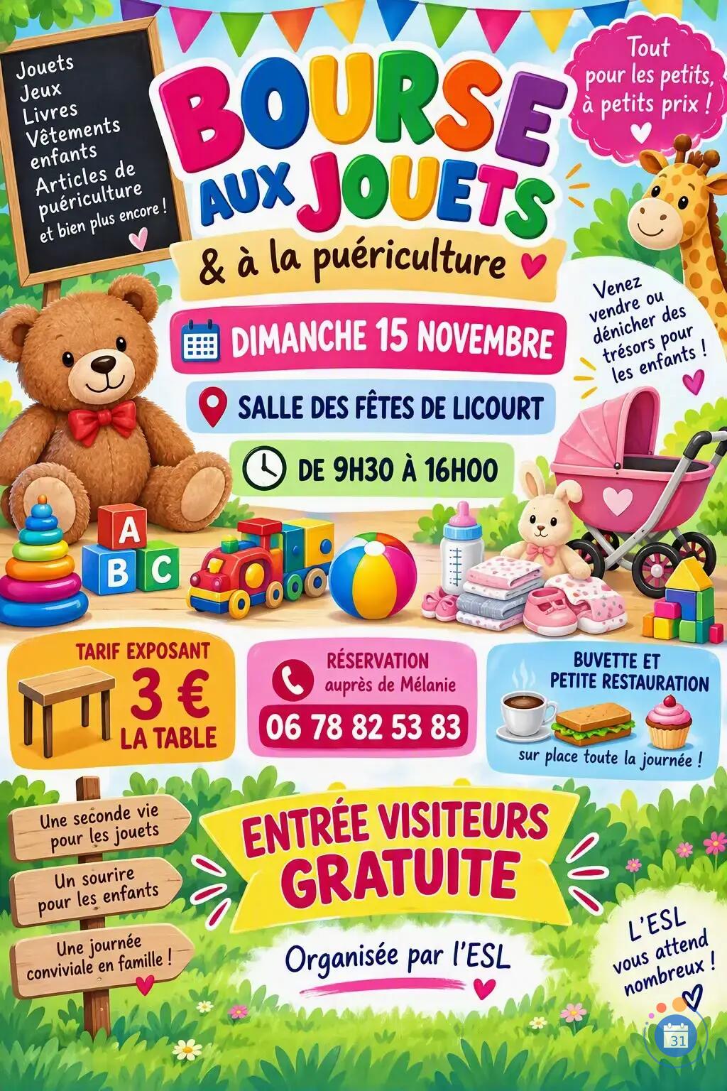 Image Bourse aux jouets - Puériculture - Marché artisanal (photo 1)