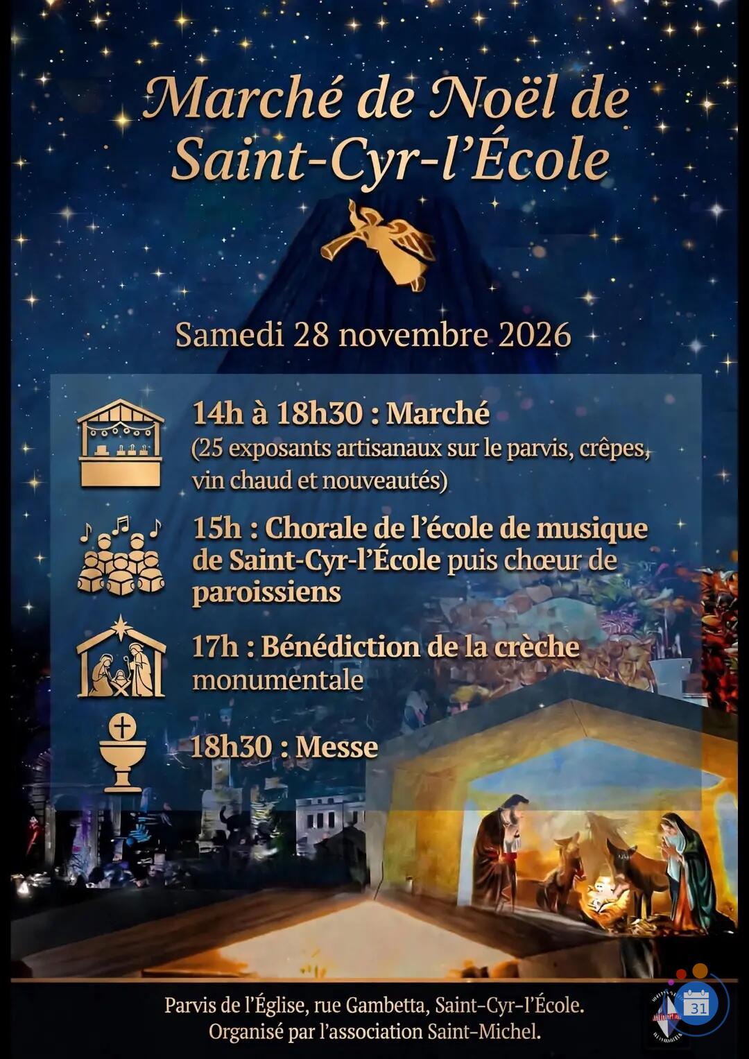 Image Marché de Noël de Saint-Cyr-l’École (photo 1)
