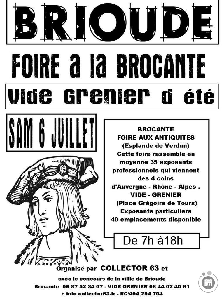 Image Foire a la brocante - Vide-greniers d'été (photo 1)