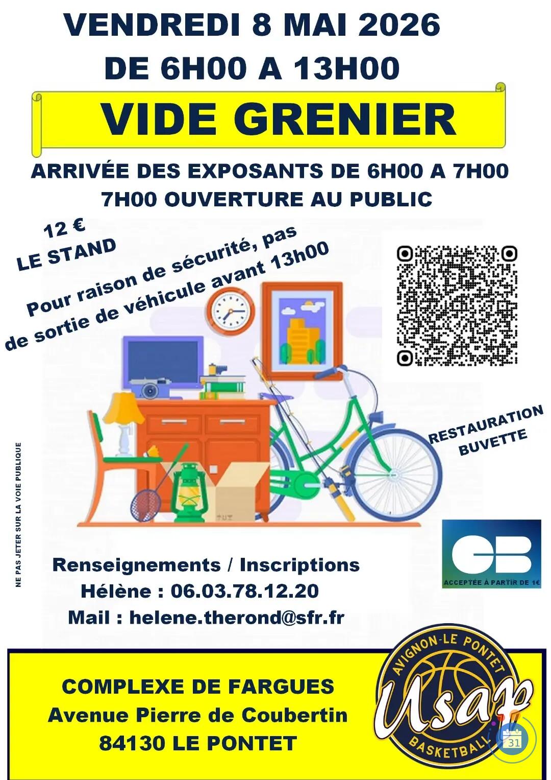 Image Vide grenier usap basket (photo 1)