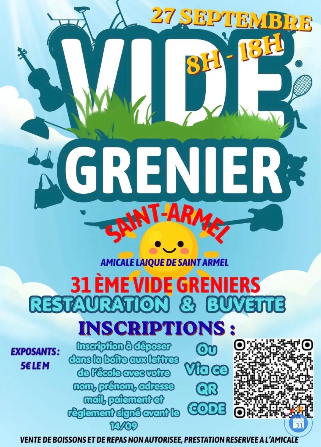 Image 31ème vide grenier de Saint Armel (photo 1)