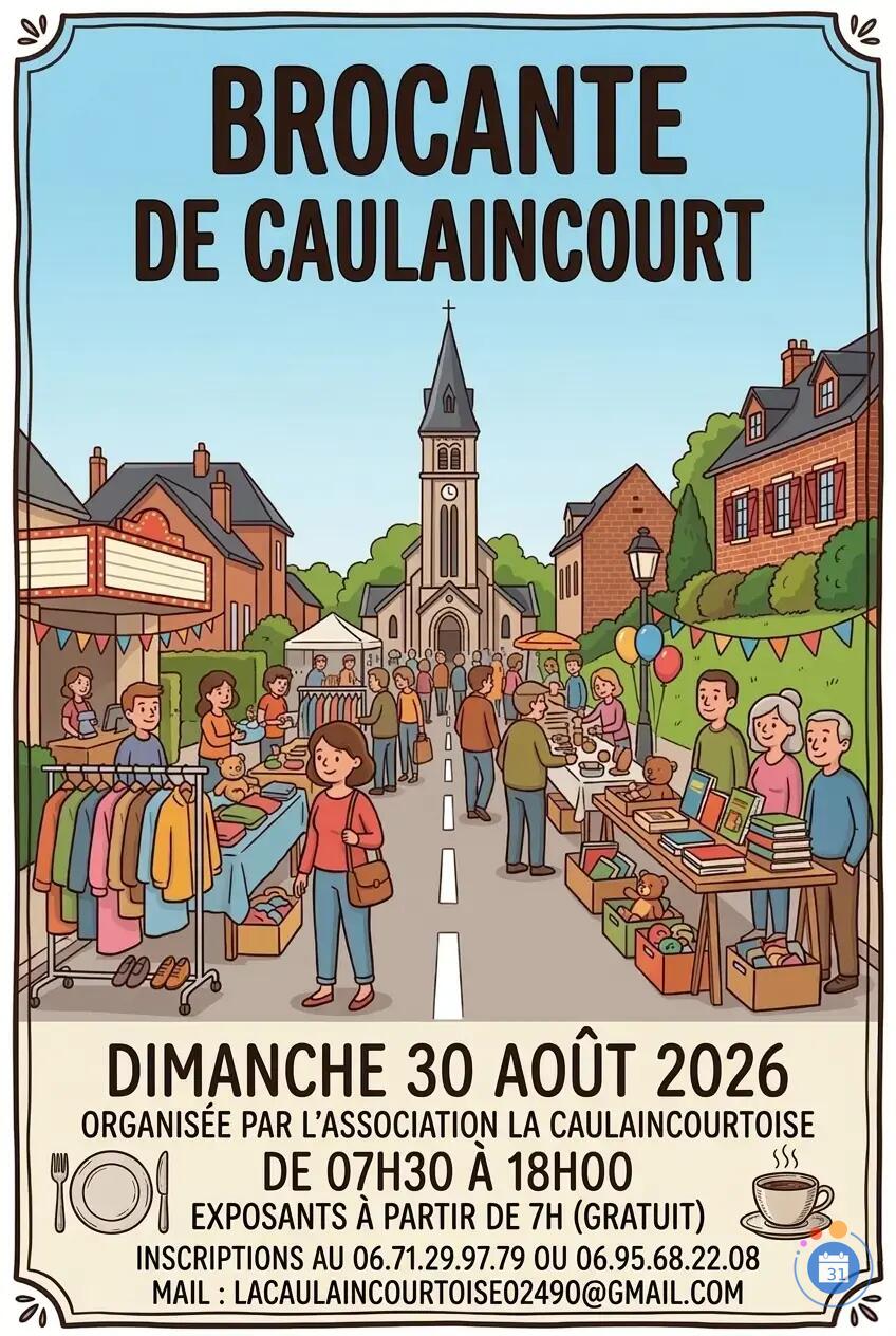 Image BROCANTE CAULAINCOURT 2026 (photo 1)