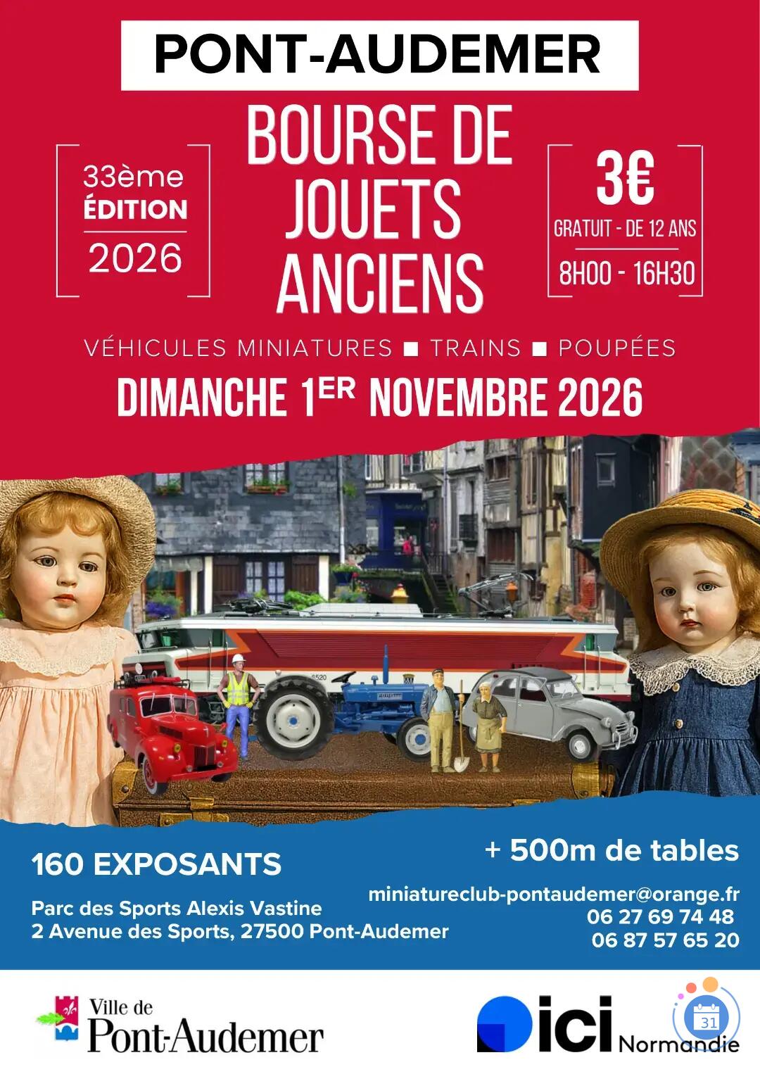 Image Bourse de Jouets Anciens & Miniatures – Pont-Audemer (photo 1)