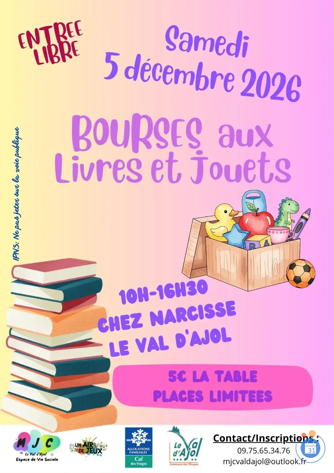 Image bourse aux jouets et aux livres (photo 1)
