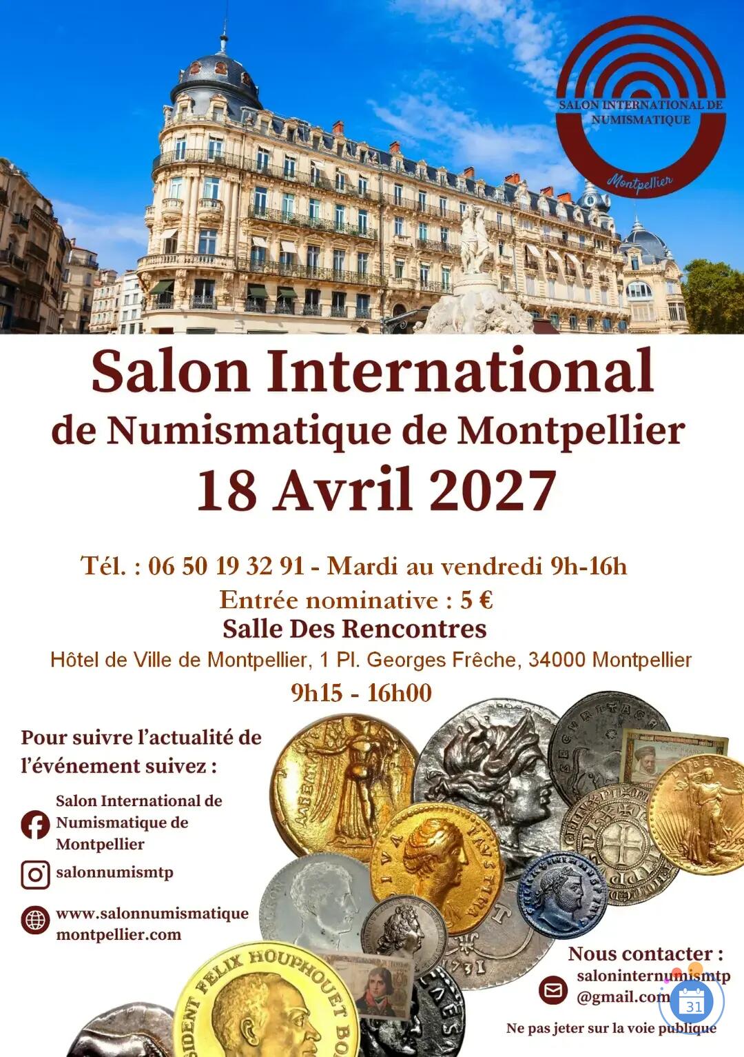 Image Salon International Numismatique de Montpellier (photo 1)
