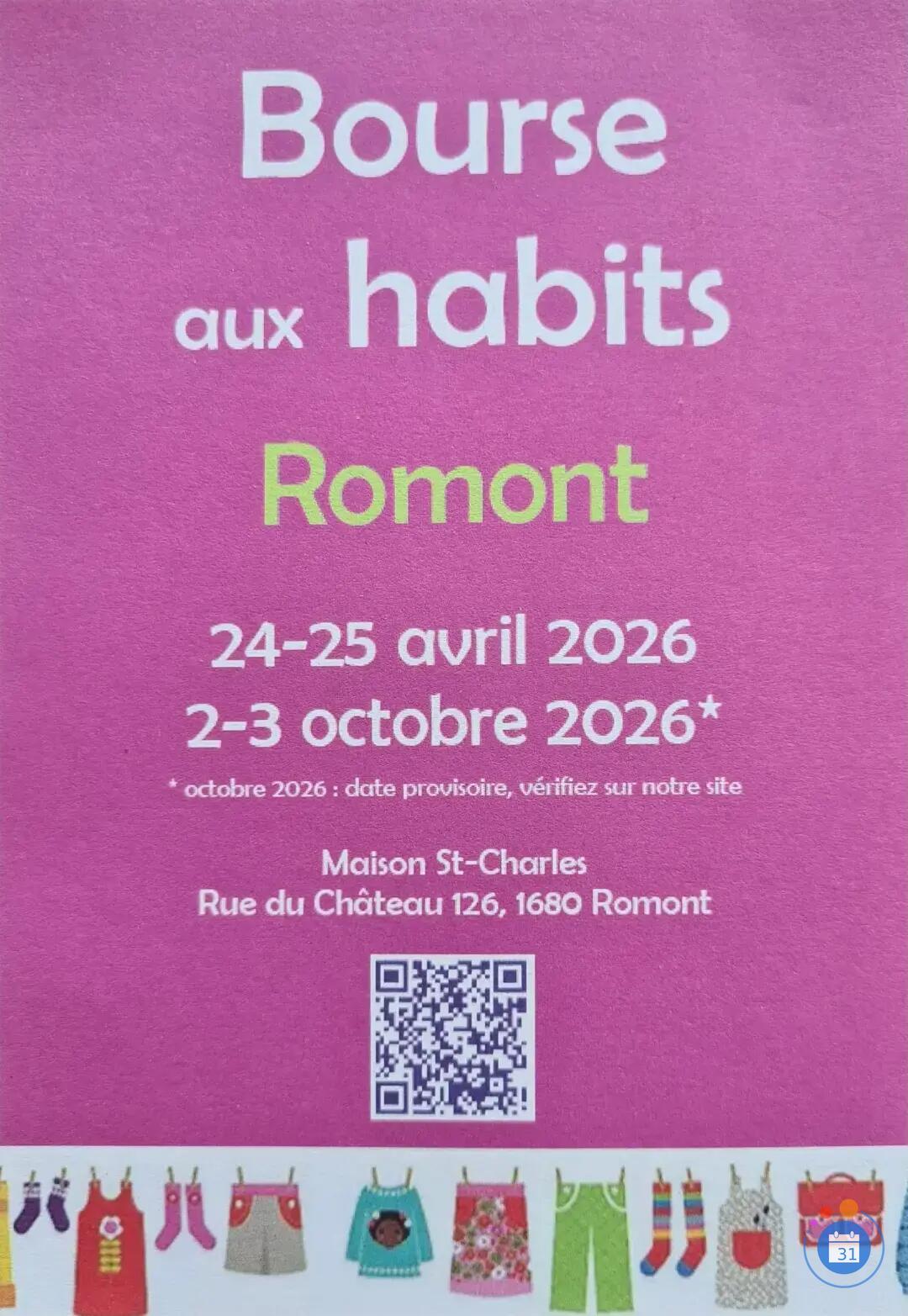 Image Bourse aux habits de Romont (photo 1)