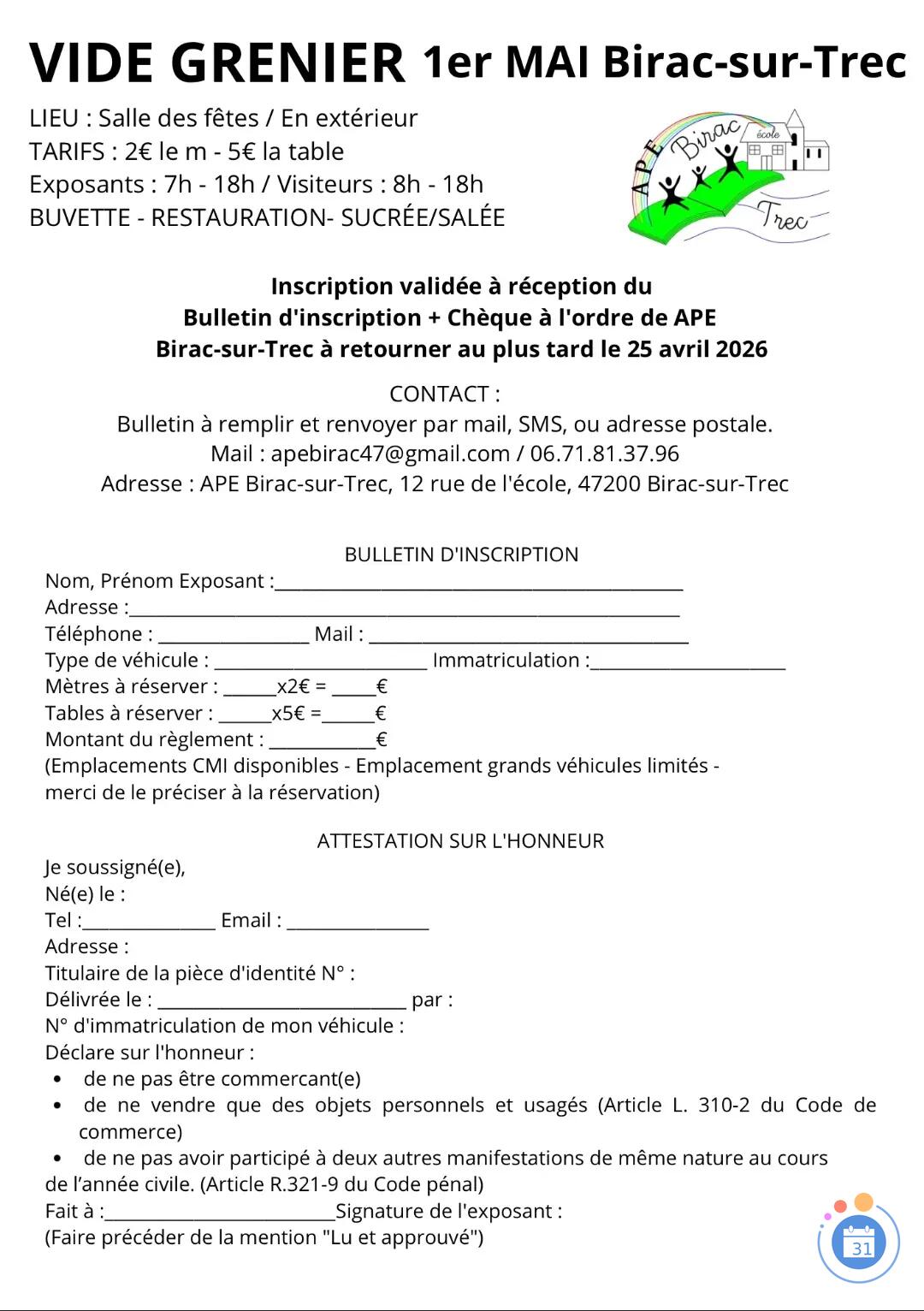 Image Vide Greniers (photo 2)