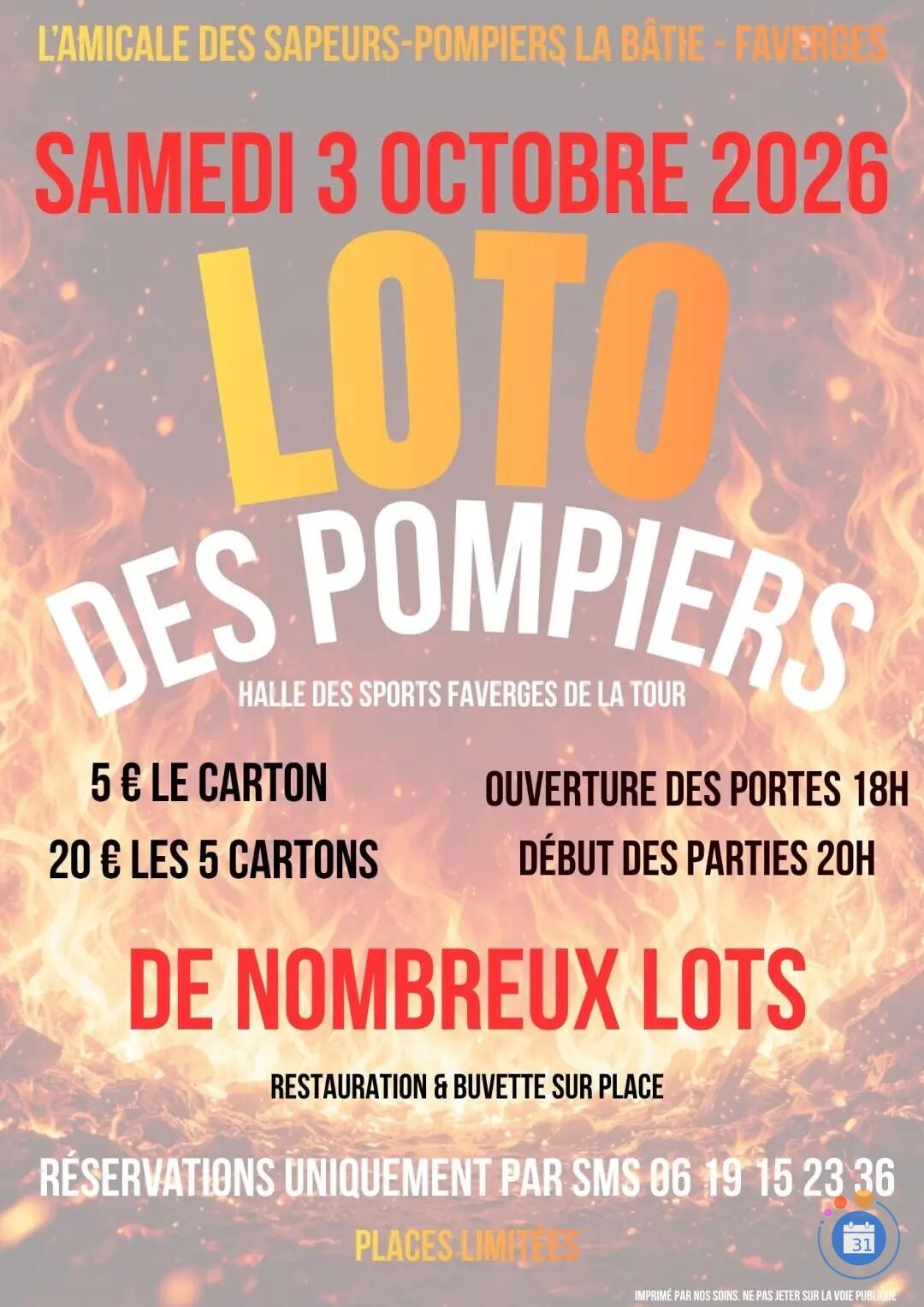 Image Loto des sapeurs pompiers (photo 1)