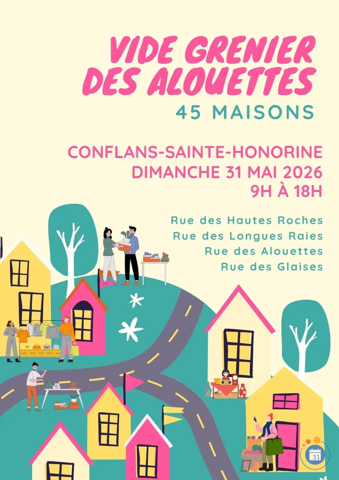 Rue des alouettes Rue des glaises Rue des longues raies Rue des hautes roches 78700