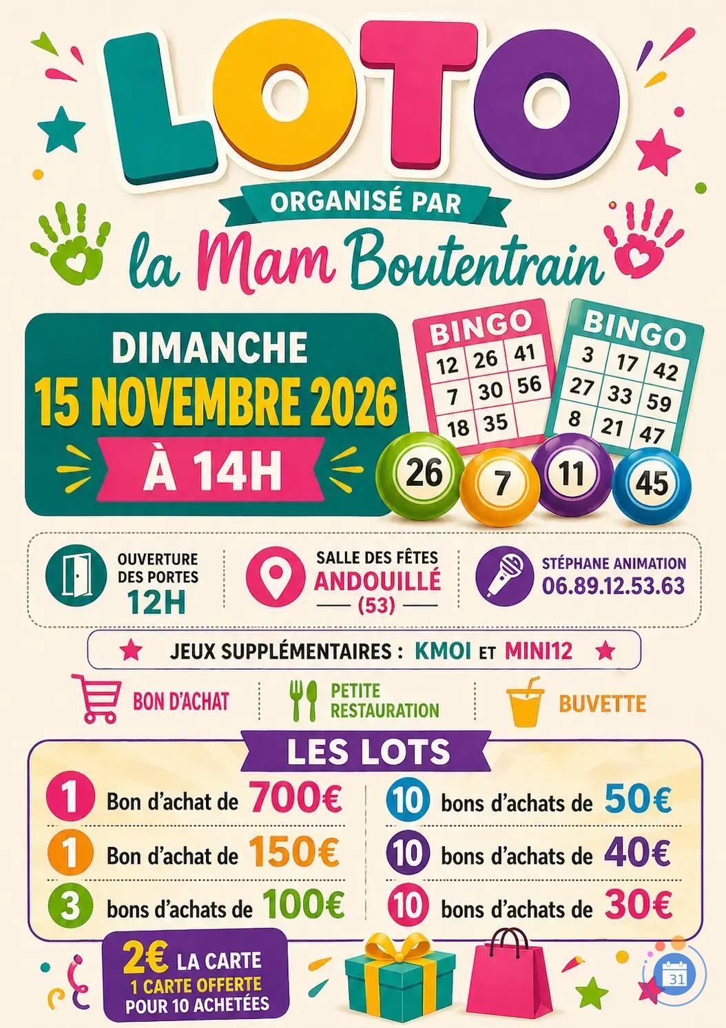 Image Super Loto Animation stéphane (photo 1)