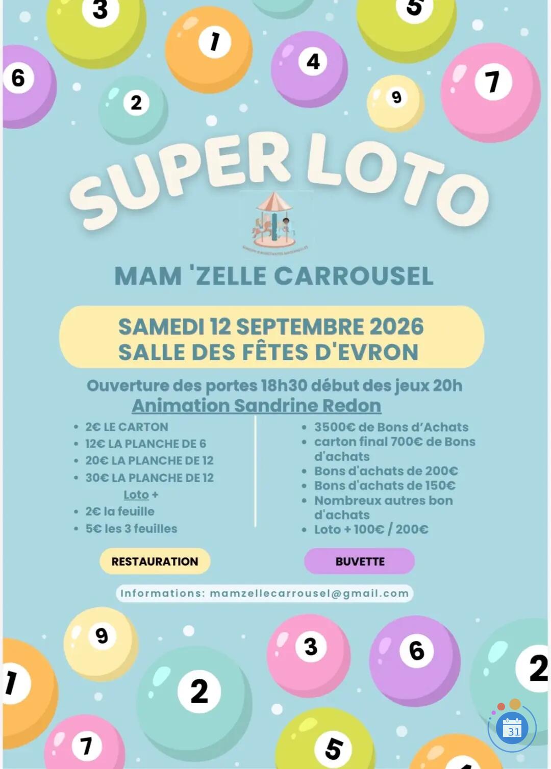 Image Loto Mam’zelle Carrousel (photo 1)
