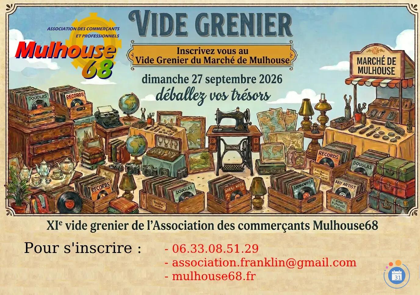 Image XIe Vide Grenier du Marché de Mulhouse (photo 1)