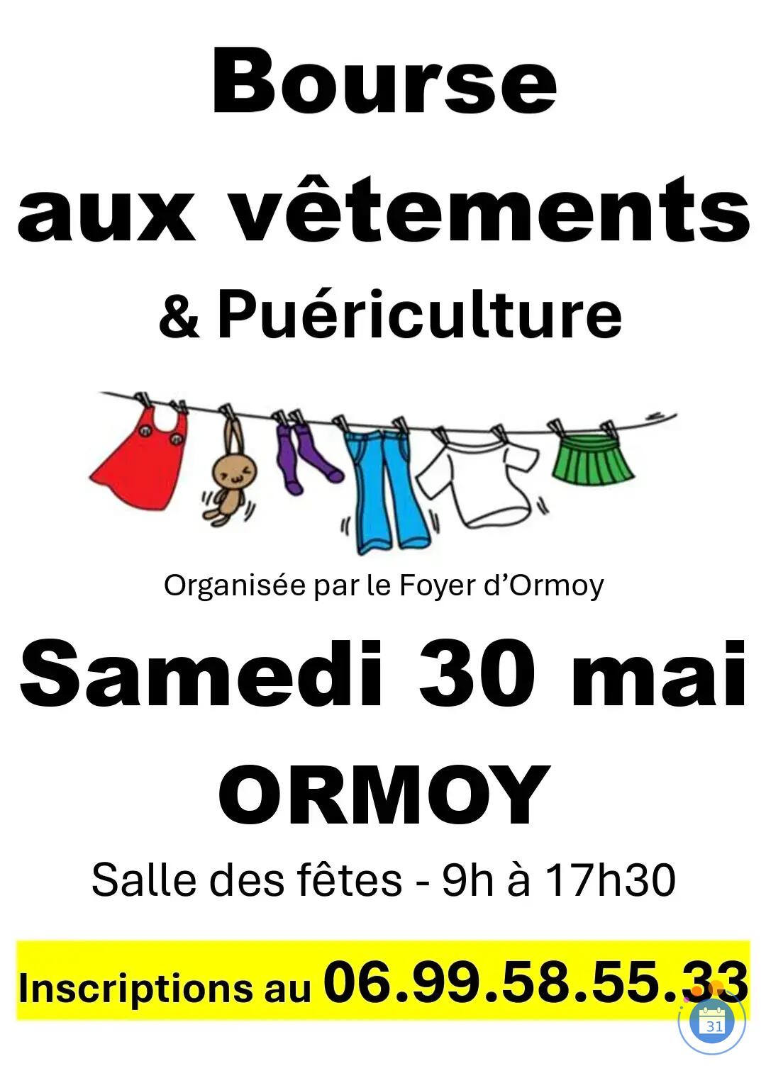 Bourse aux vêtements et puériculture