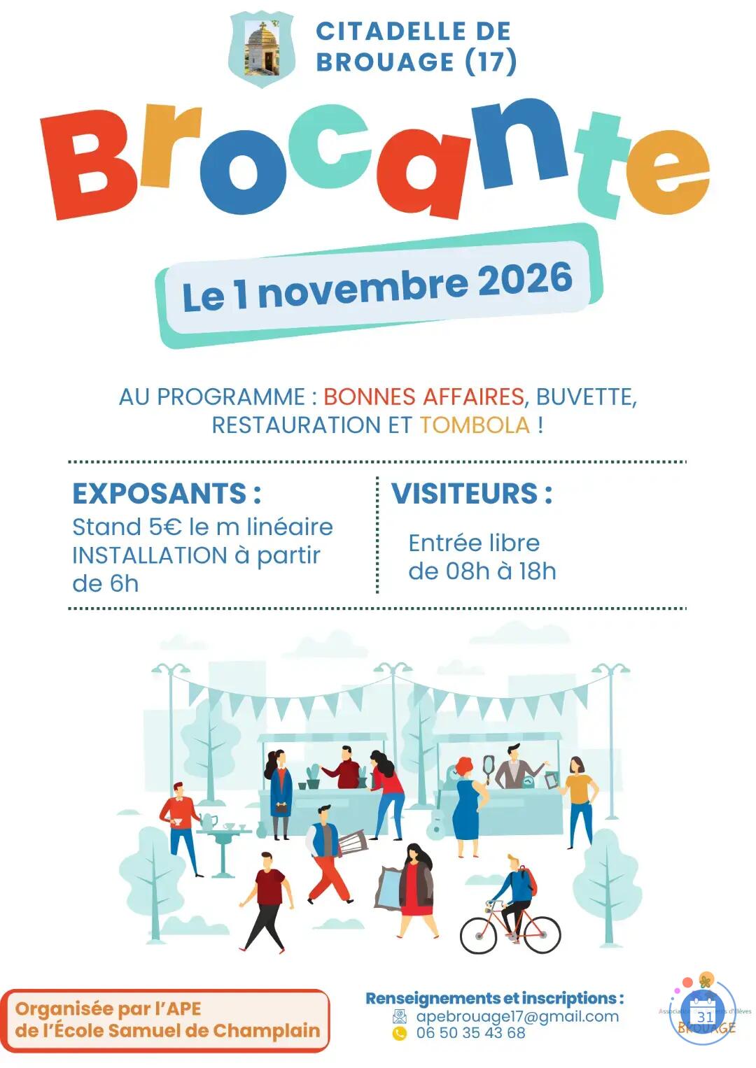 Image Grande Brocante de l'APE de Brouage (photo 1)
