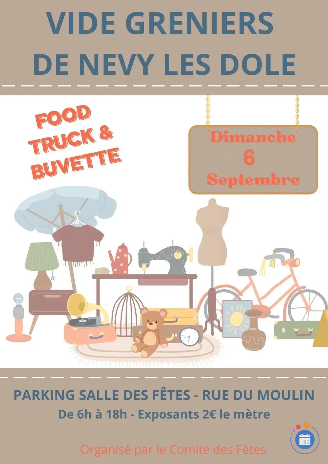 Image VIDE GRENIER DE NEVY LES DOLE (photo 1)