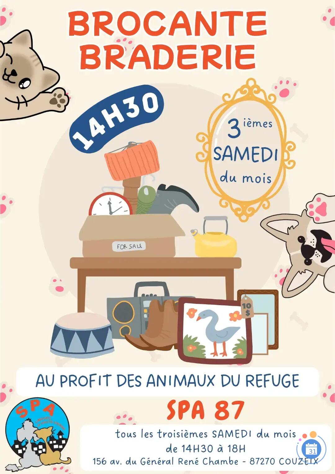 Image Brocante - Braderie SPA87 (photo 1)