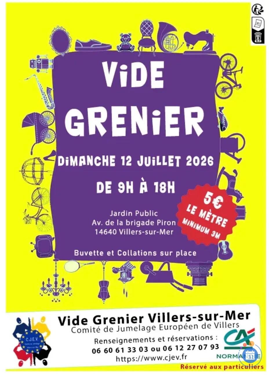 Vide grenier comité de jumelage