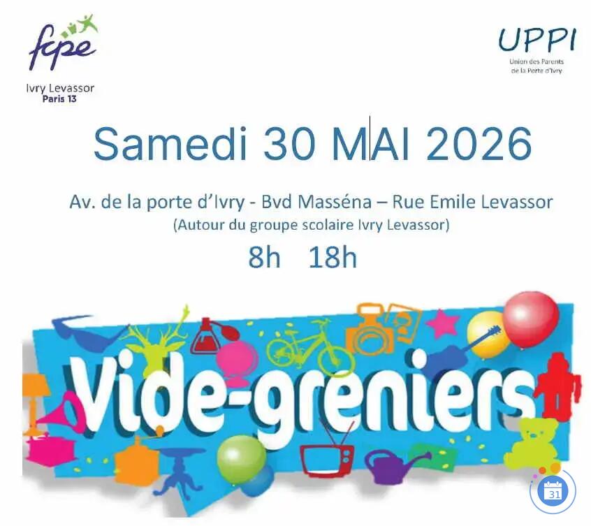 Vide-greniers Ivry-Levassor