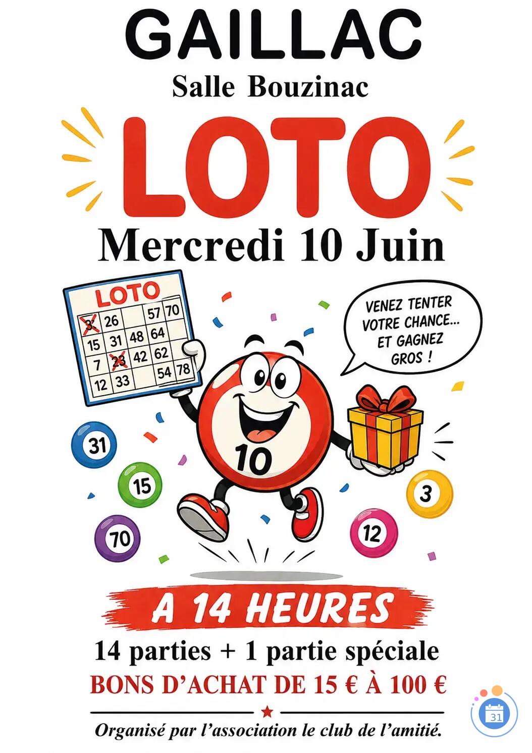 Image Loto du club de l'amitié (photo 1)