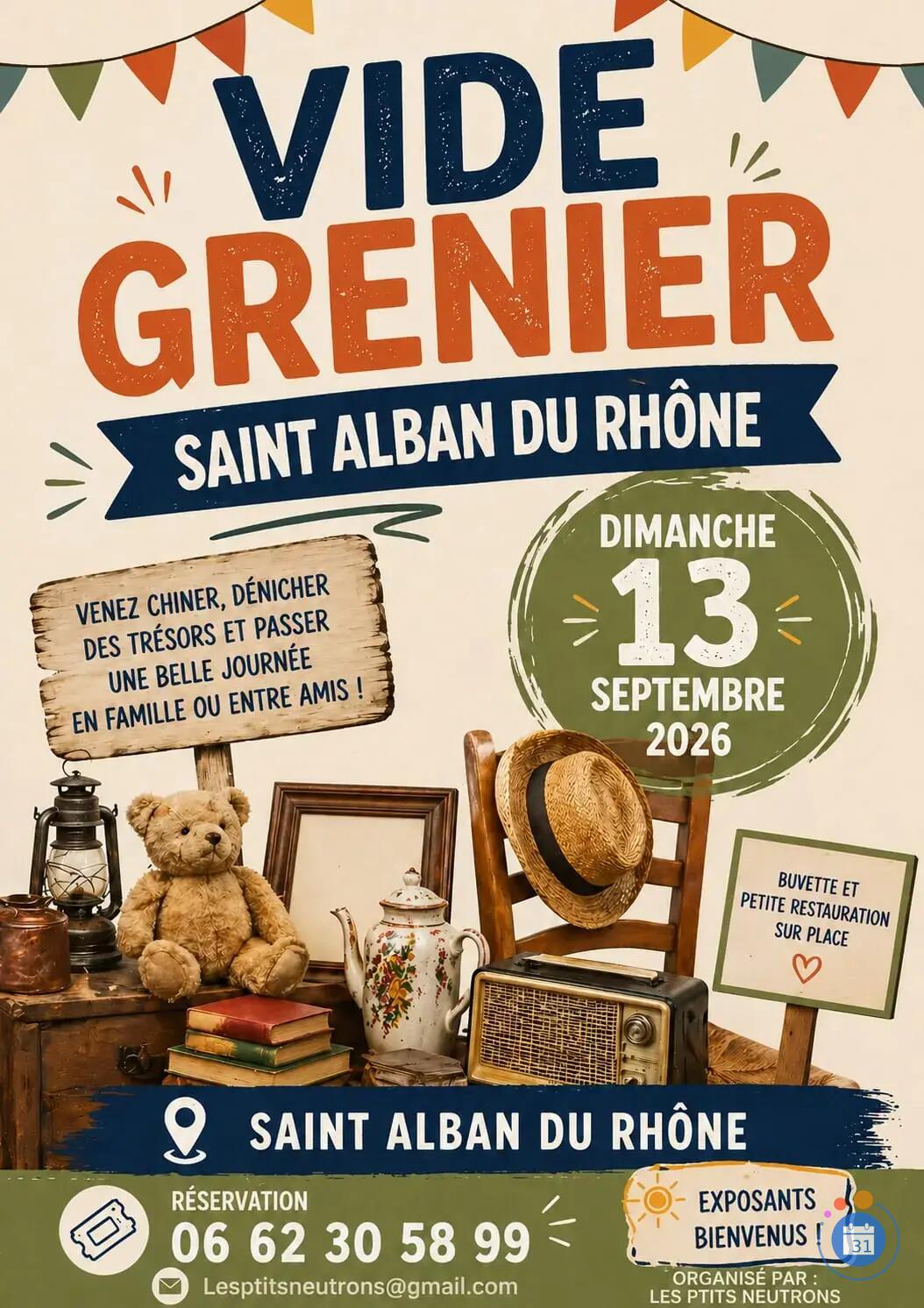 Image Vide Grenier à St Alban Du Rhône (photo 1)