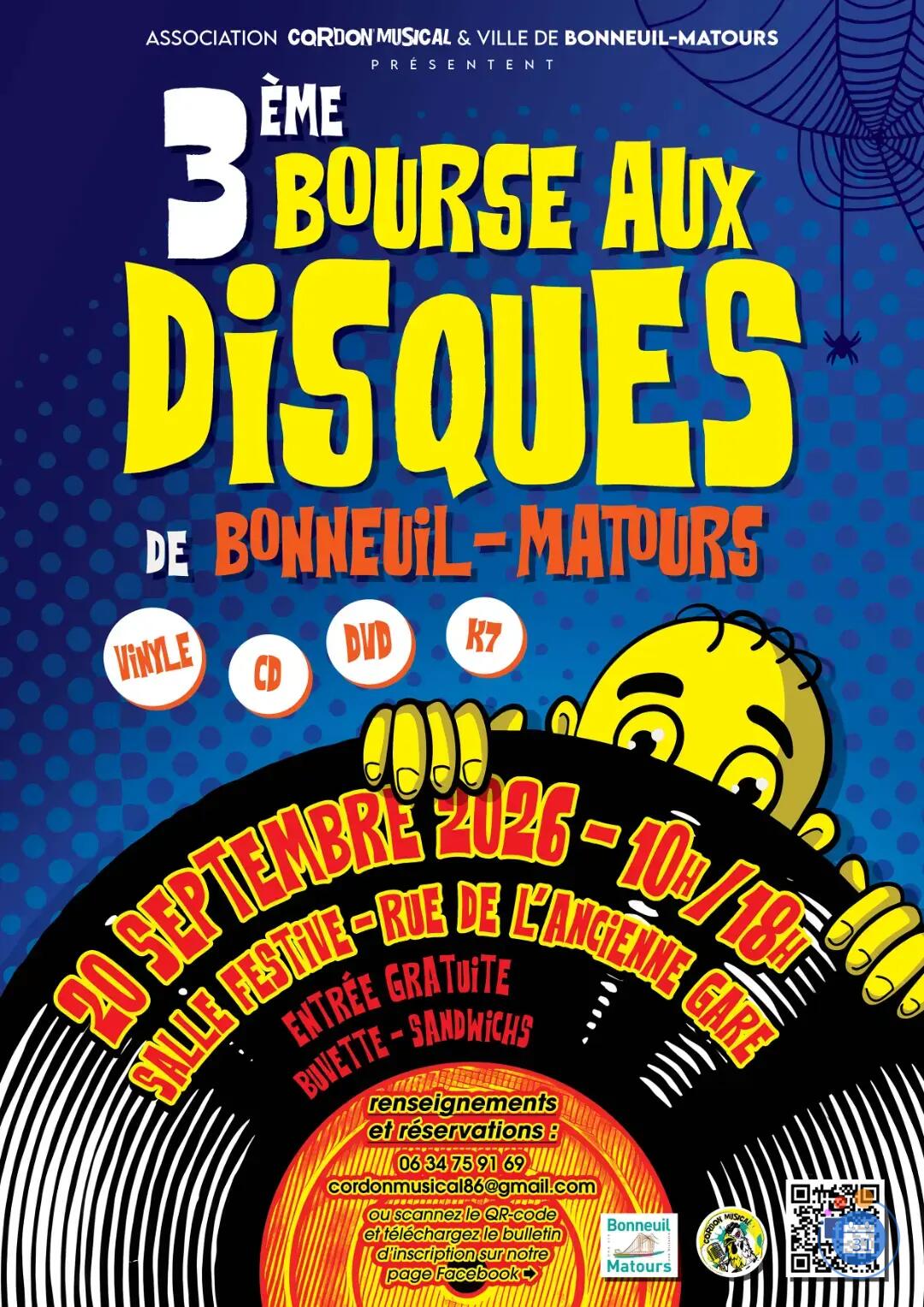 Image 3ème Bourse aux Disques de Bonneuil-Matours (photo 1)