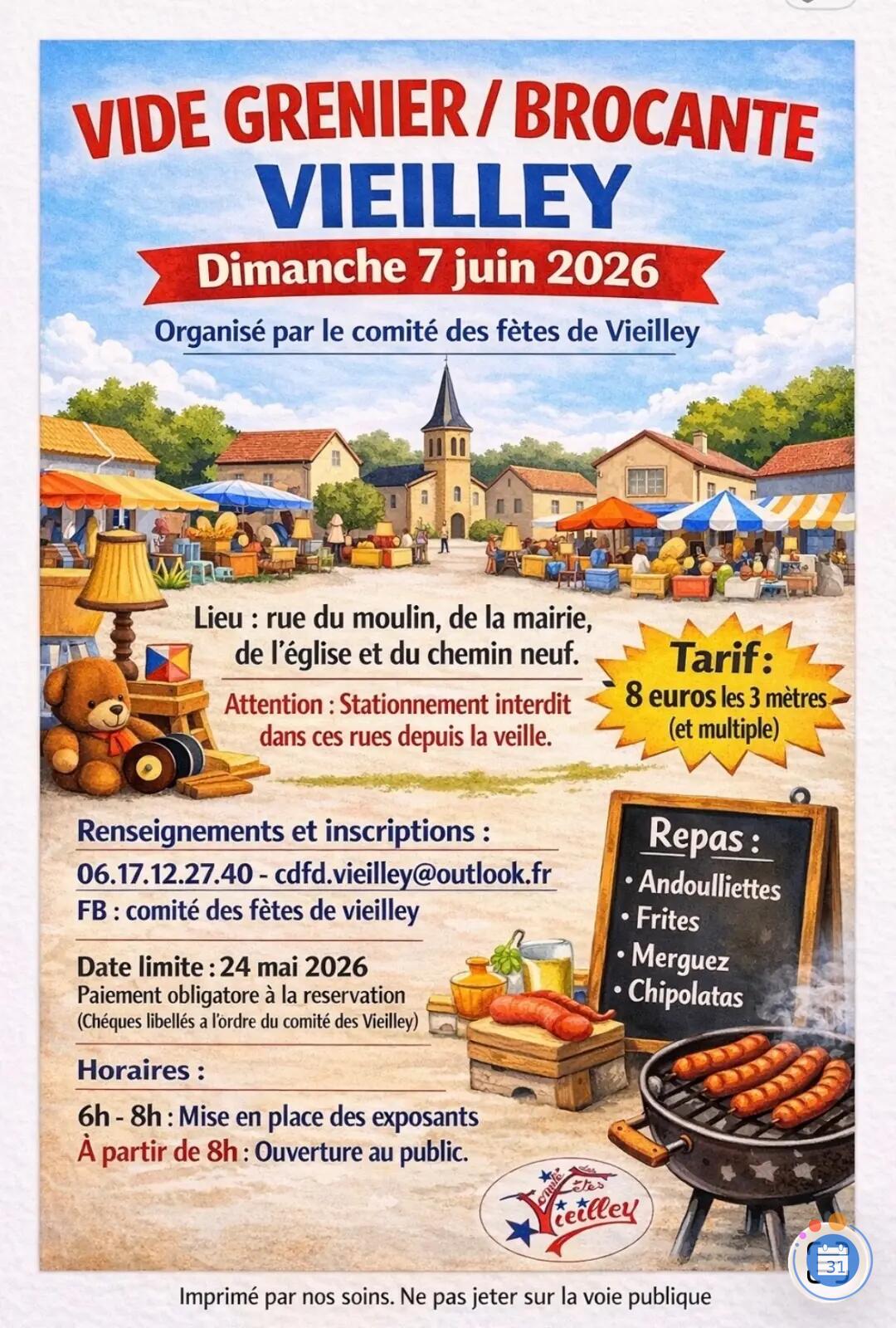 Image Vide grenier dans les rues de Vieilley (photo 1)