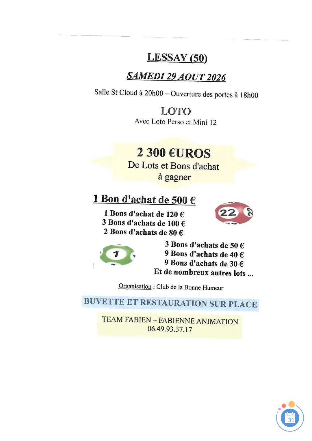 Image LOTO (photo 1)