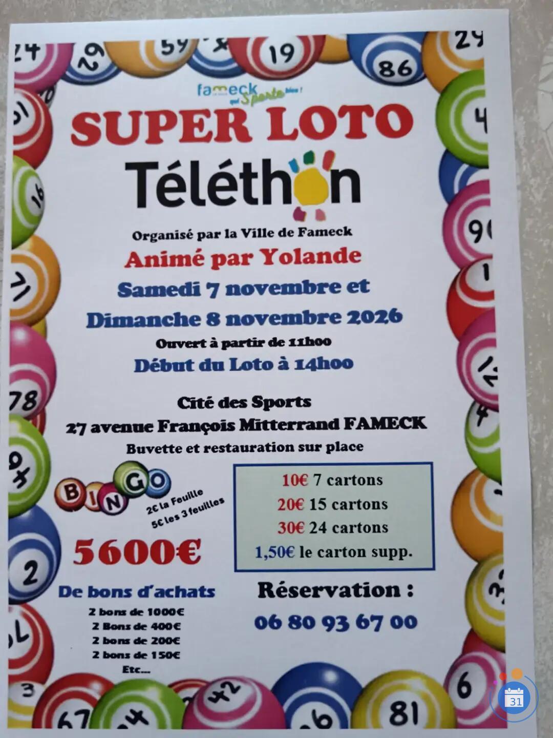 Image Loto du Télethon (photo 1)