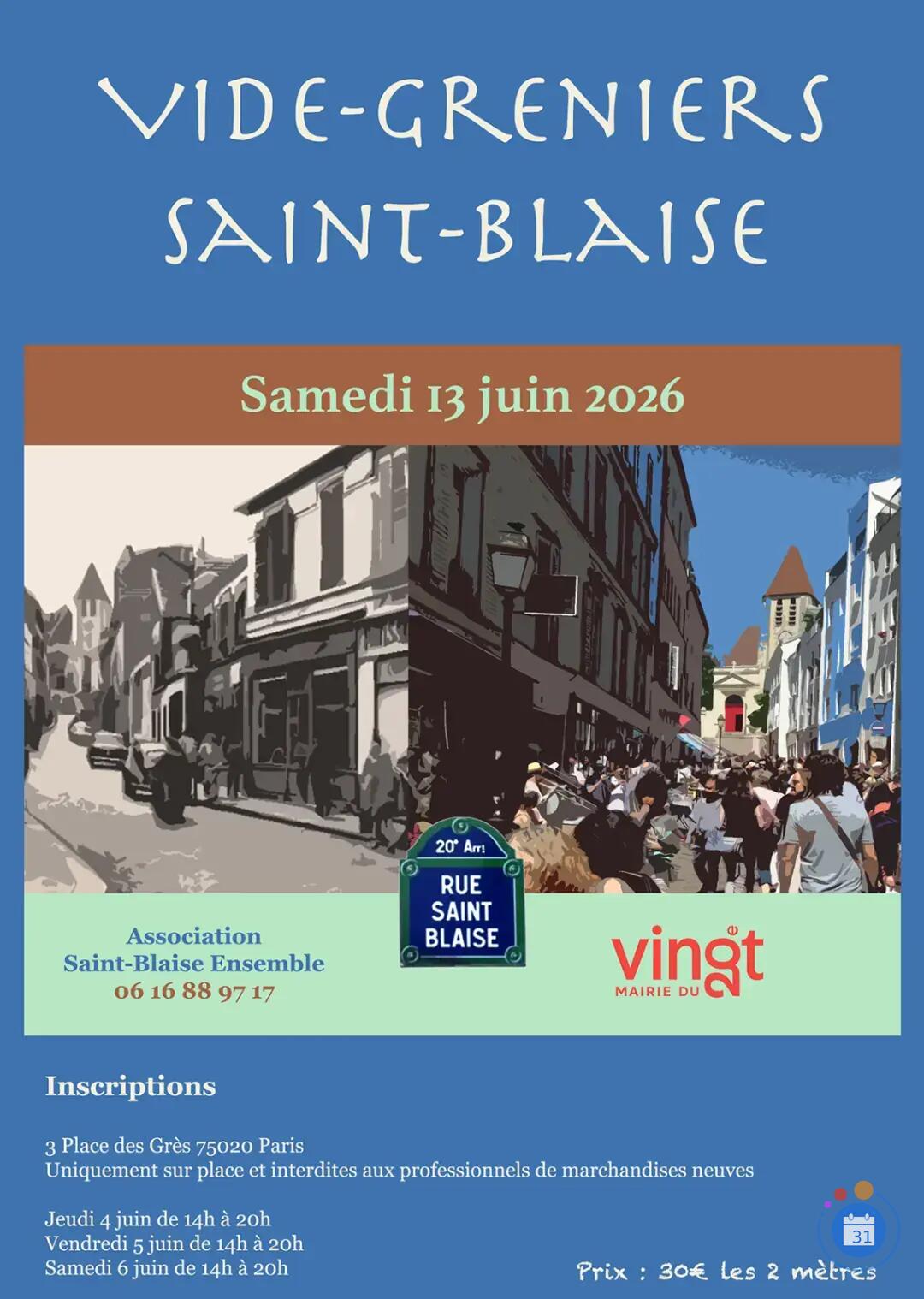 Vide-greniers Saint-Blaise